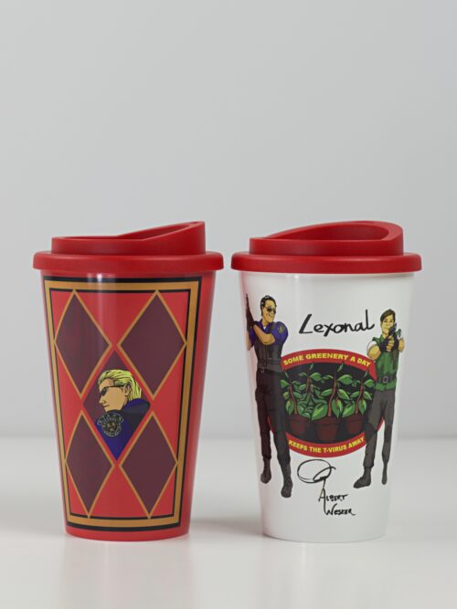 Resident Evil Red Journal Coffee and Greenery-A-Day Tumbler Set