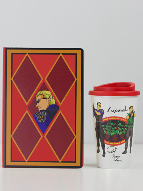 Resident Evil Red Journal and Greenery-A-Day Coffee Tumbler Set